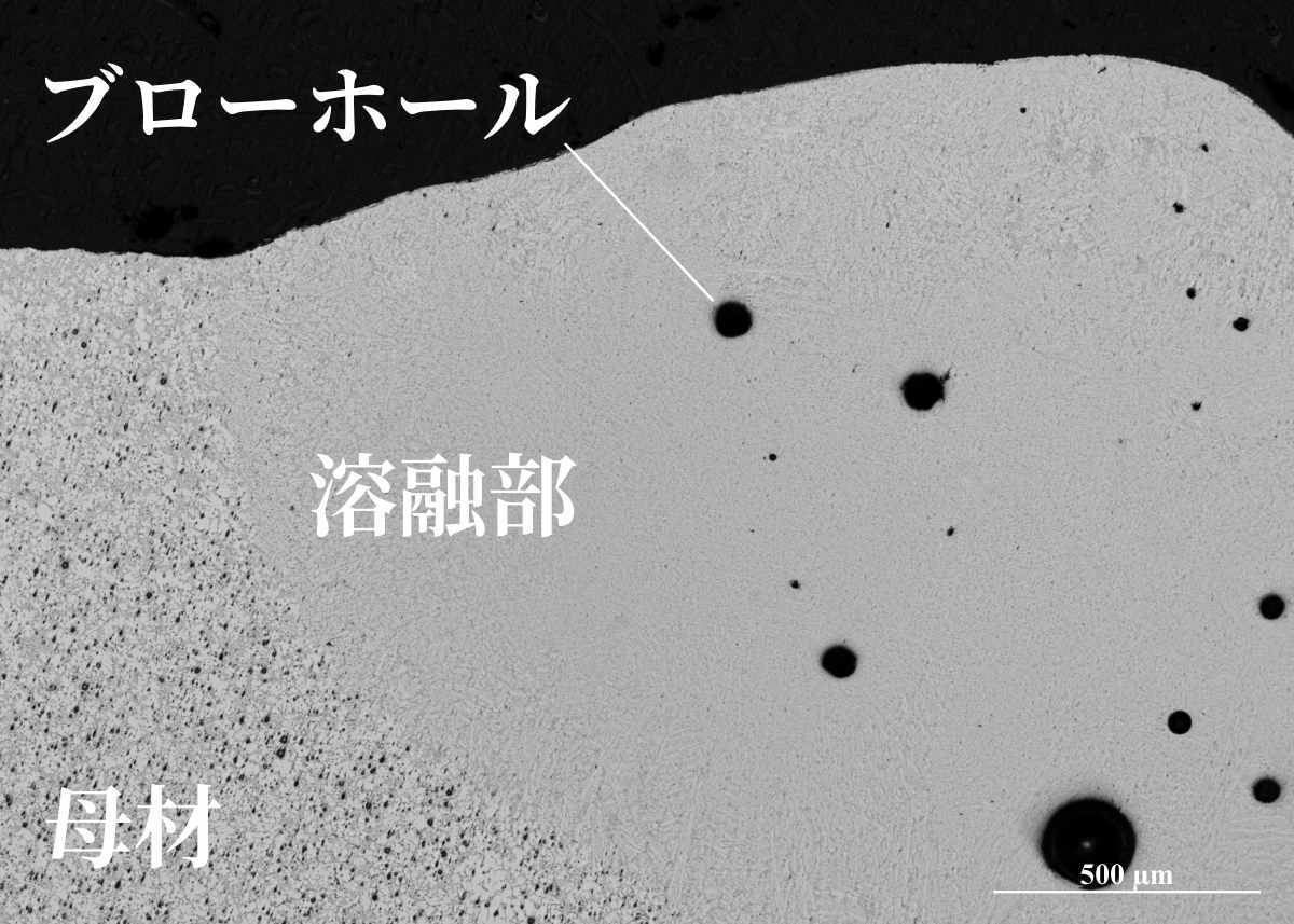 ダイカスト部品ミクロ組織写真