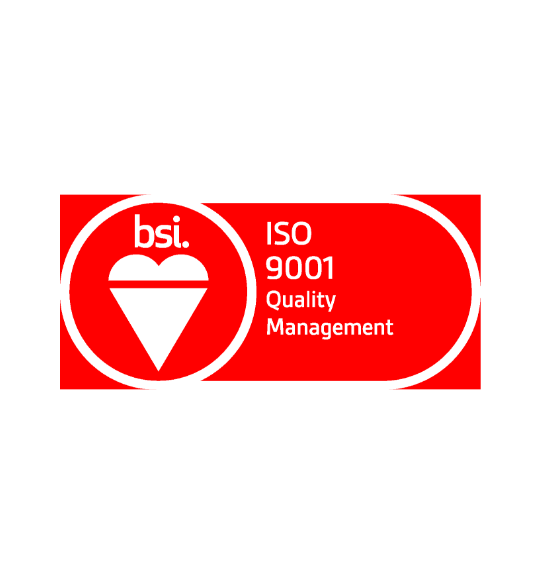 BSI Assurance Mark ISO 9001 Red